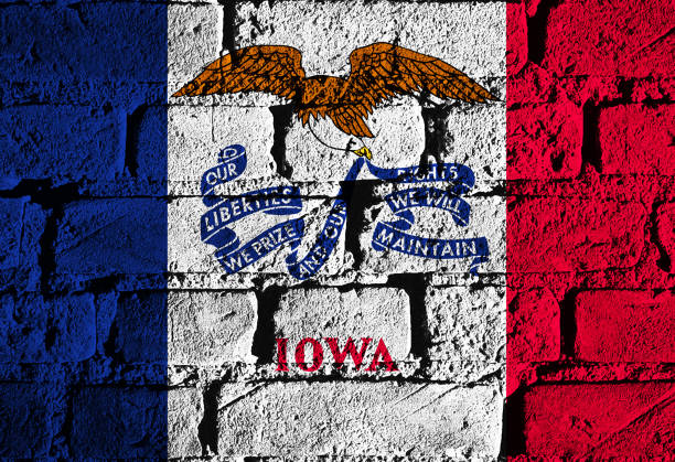 istock US flag of Iowa 642827300