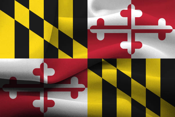 istock US flag of Maryland 642837810