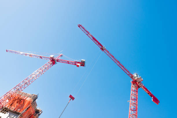 istock Industrial Construction Crane with Sky Denver Colorado 642849378