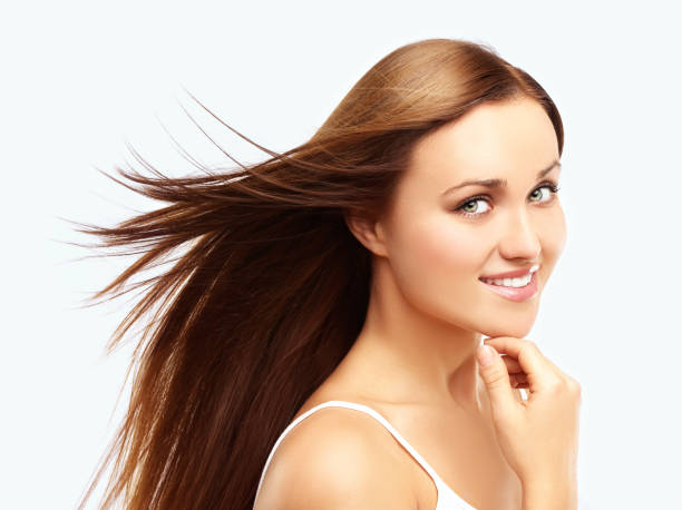 istock Laughing young girl with windblown hair 642849882