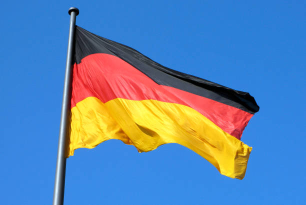 istock German national flag in Berlin - Germany. 642856016