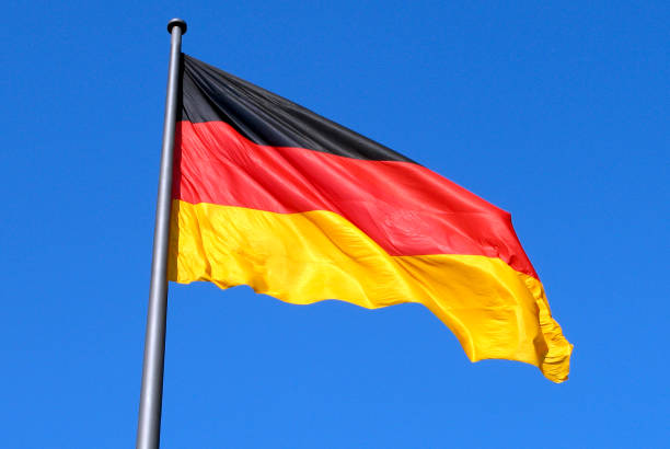 istock German national flag in Berlin - Germany. 642856020