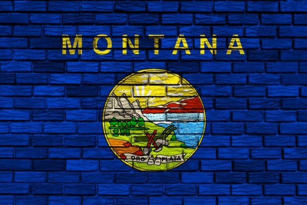 istock US state flag of Montana 642856380