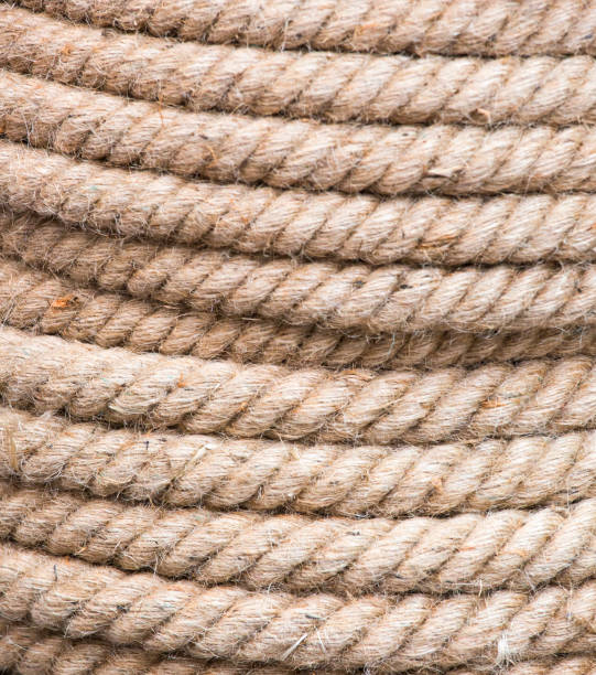 istock Coil of rope background 642856386