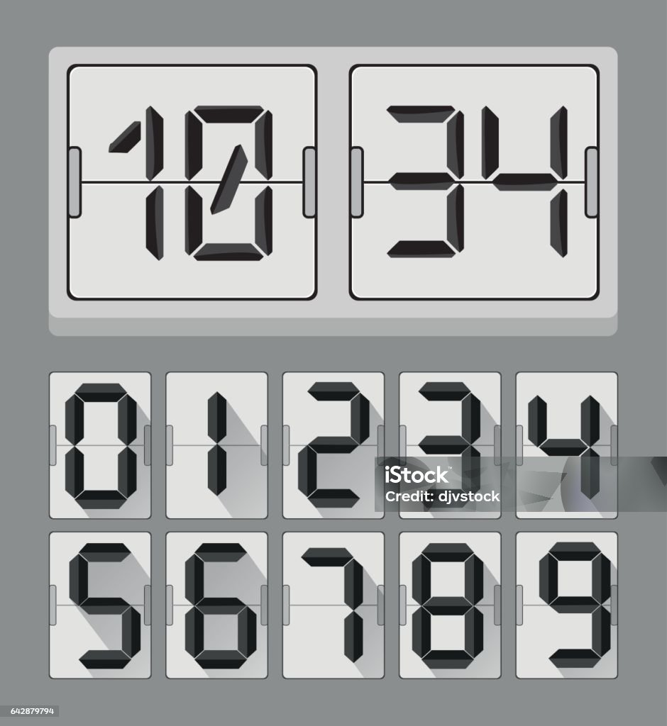Numbers Code Design Codes And Digits Stock Illustration - Download Image Now - Abstract ...