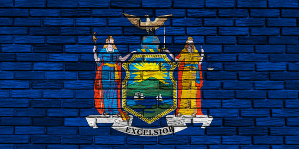 istock US state flag of New York 642885188