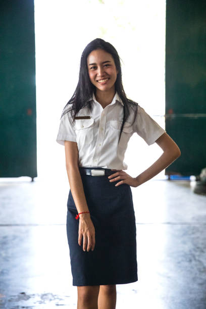 istock Student at Aviation University in Thailand 642885648