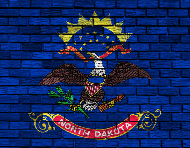 istock US state flag of North Dakota 642889332