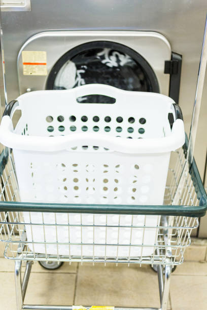 istock Industrial washing machines 642895704