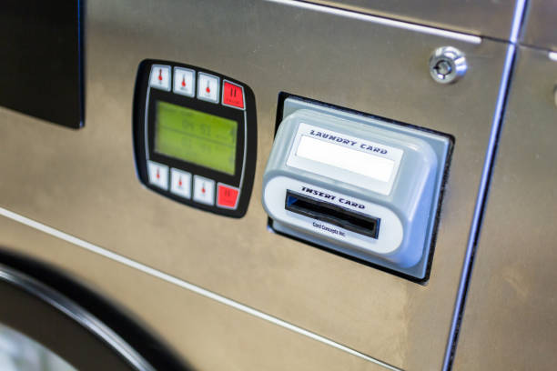 istock Industrial washing machines 642895716