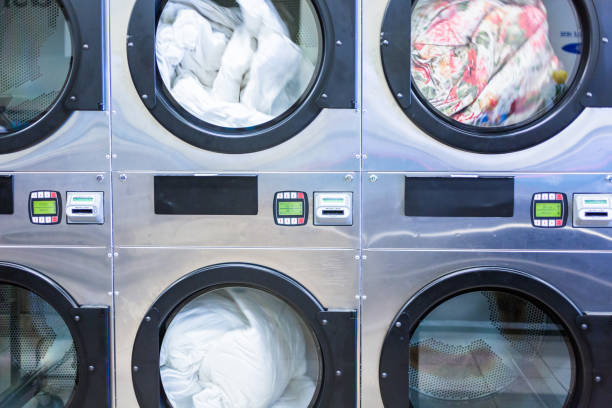 istock Industrial washing machines 642895894