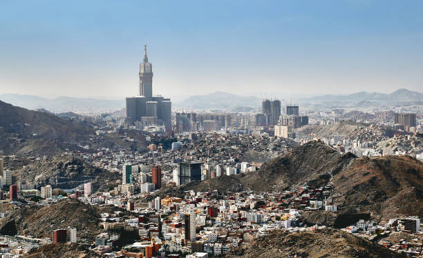 istock Mecca holy city in Saudi Arabia 642898498