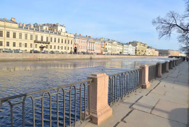 Photo of Embankment of Fontanka River.
