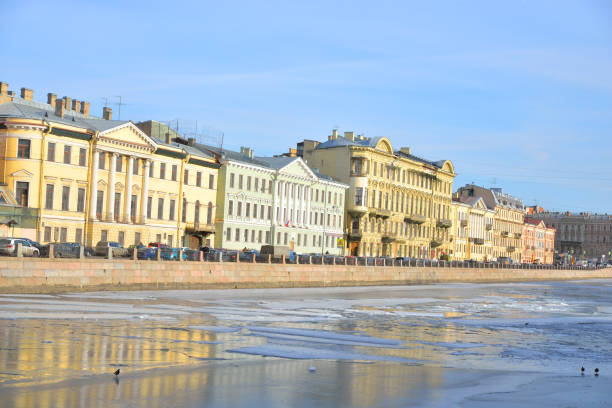 istock Embankment of Fontanka River. 642898522