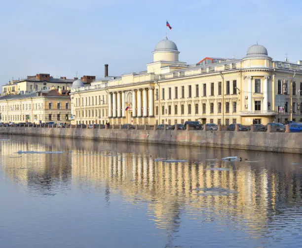 Photo of Embankment of Fontanka River.