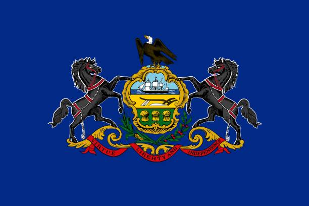 istock US state flag of Pennsylvania 642901580