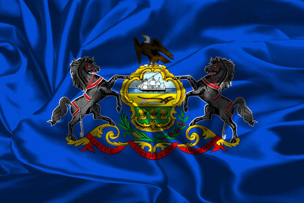 istock US state flag of Pennsylvania 642902374