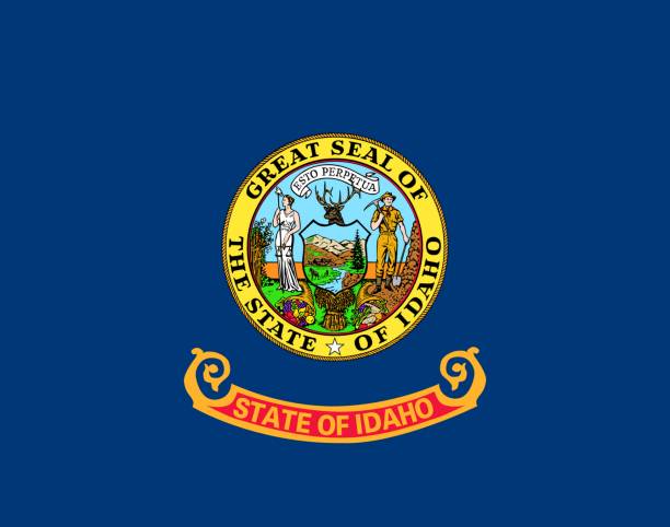 istock US flag of Idaho 642905356