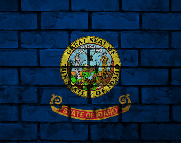 istock US flag of Idaho 642905464