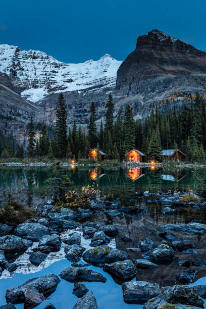 istock O'Hara Lake Lodge twilight 642905844