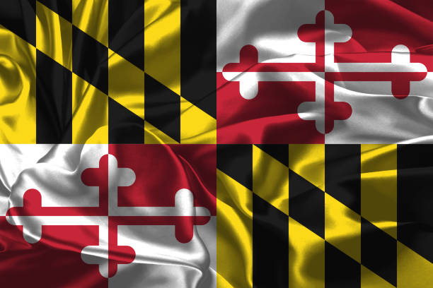 istock US flag of Maryland 642910518
