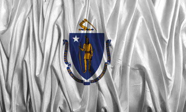 istock US flag of Massachusetts 642910594