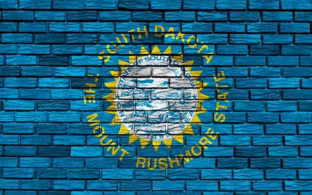 istock US state flag of South Dakota 642913948