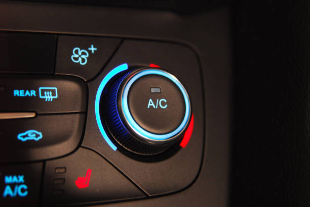 automatic Car Air Conditioner stock photo