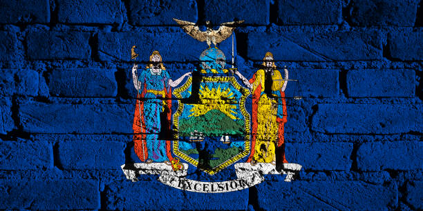 istock US state flag of New York 642914566