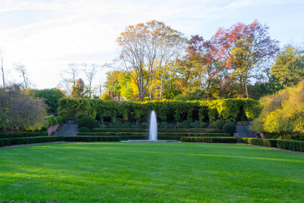 istock Conservatory Garden in Central Park during the fall season 642917712