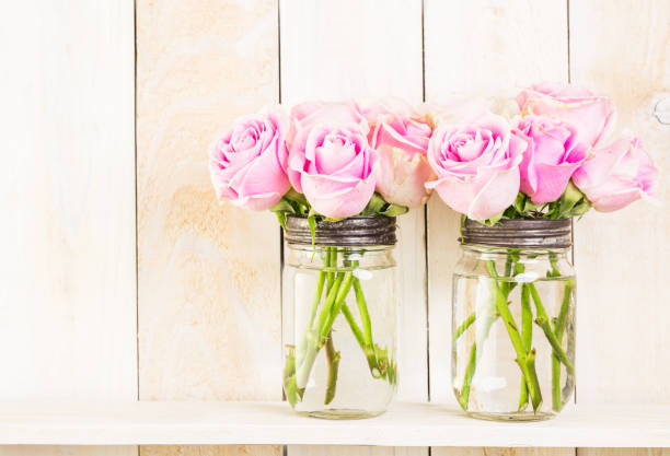 istock Bouquet with pink roses 642920416