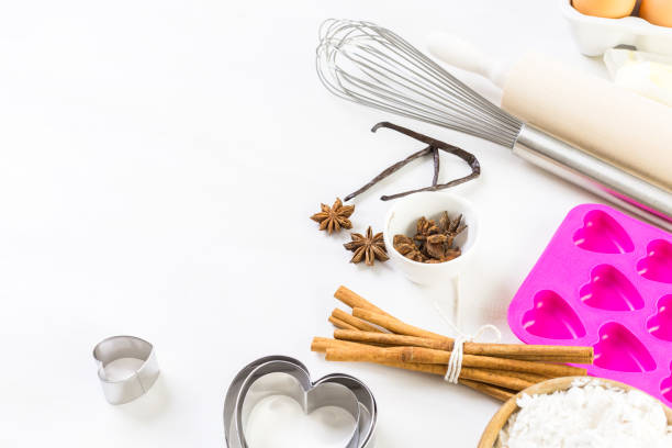 istock Ingredients to bake sugar cookies 642920514