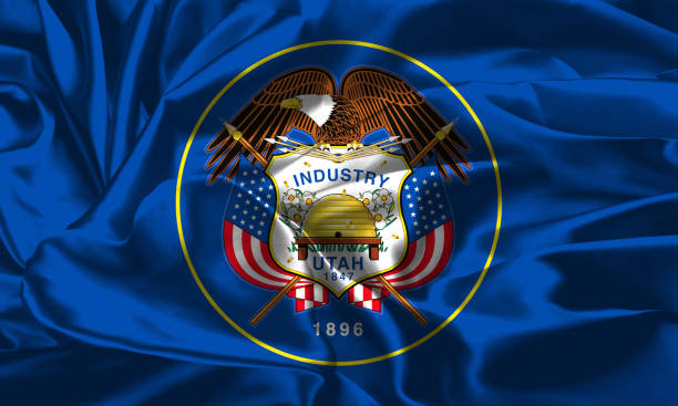 istock US state flag of Utah 642920612