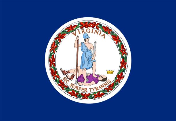 istock US state flag of Virginia 642920848