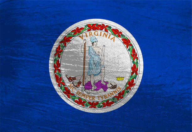 istock US state flag of Virginia 642923074