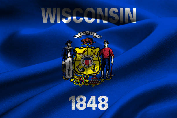istock US state flag of Wisconsin 642923664