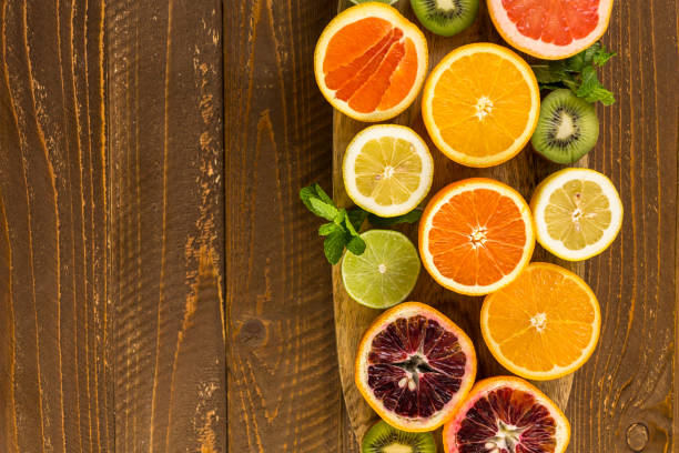 istock Variety of citrus fruit 642933094