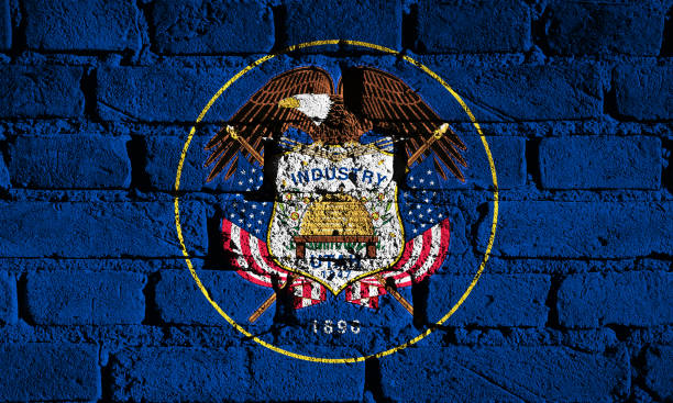 istock US state flag of Utah 642936492