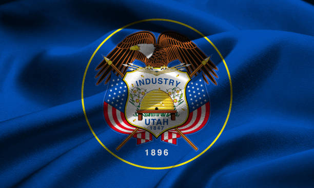 istock US state flag of Utah 642936982