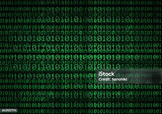 Binary Code Background Stock Illustration - Download Image Now ...