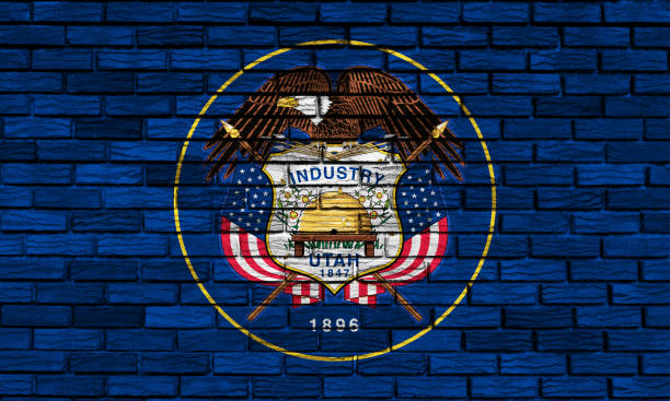 istock US state flag of Utah 642937200