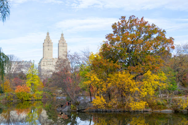istock San Remo and Dakota during the fall season from Central Park 642940484