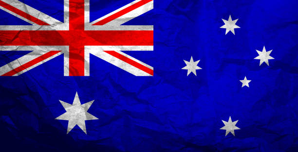 istock National flag of Australia 642946196