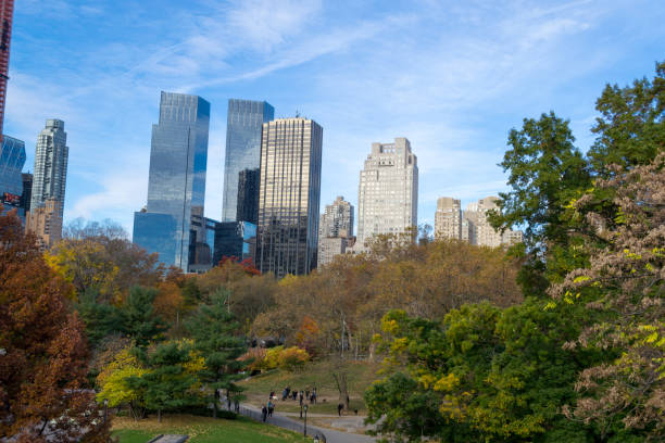 istock Manhattan midtown from Central Park during the fall season 642952702