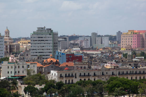 istock View from high angle of the Havana City 642955250