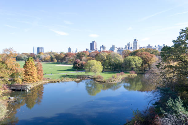 istock Belvedere Castle in Central park during the fall season 642961500