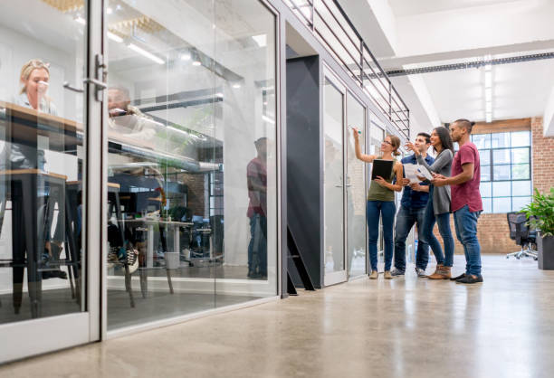 istock Creative business meeting at the office 642961948