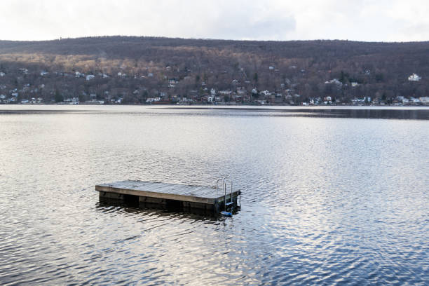 istock Sunset by Greenwood Lake (NY, USA) 642964942