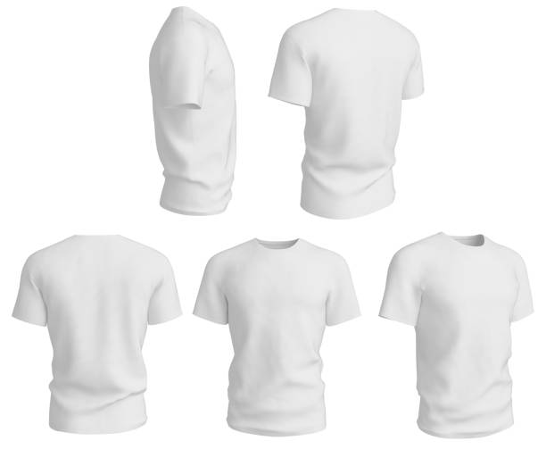 istock T-shirt design template isolated 642965094
