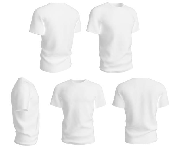 istock T-shirt design template isolated 642967692